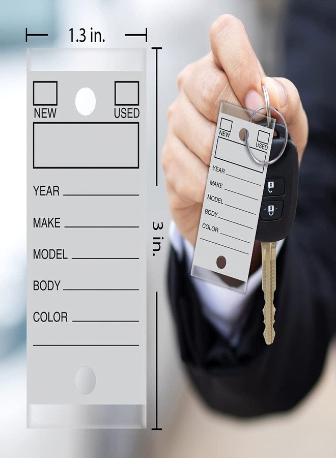 Versa-Tags 250 Per Box, Self-Protecting Paper Key Tags with Chrome-Plated Split Rings Perfect for Car Truck Or RV Dealers Gray - Image 4